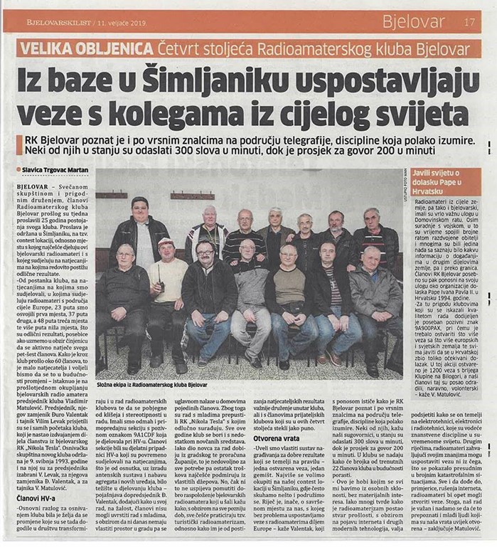 Bjelovarski list — 2019.